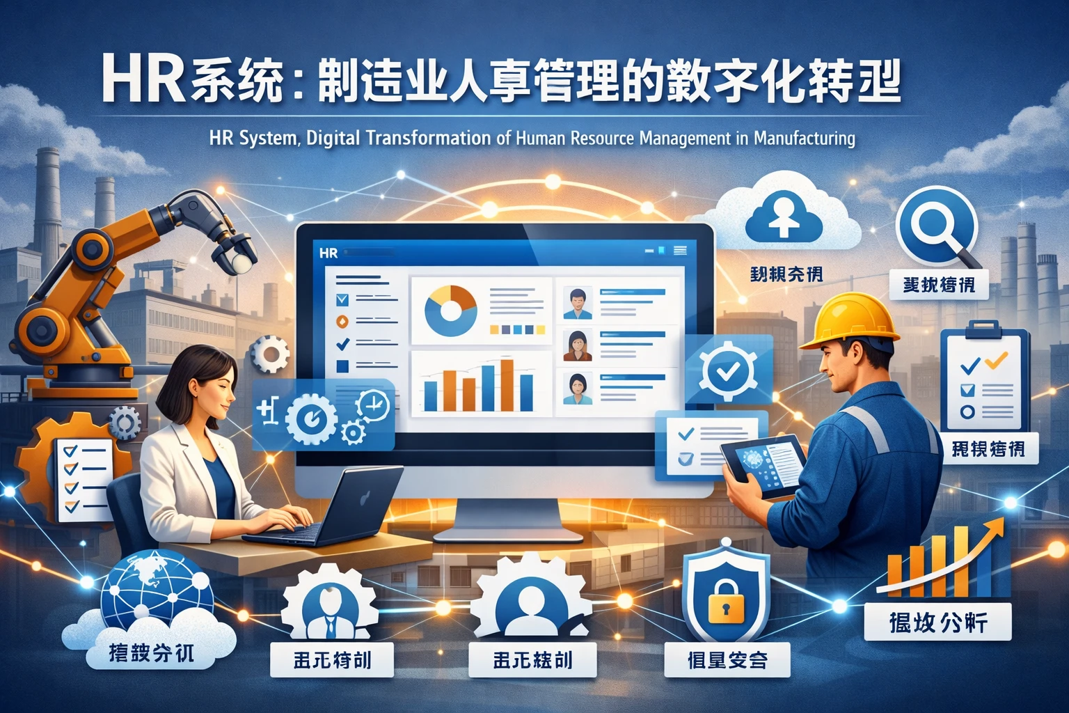 HR系统：制造业人事管理的数字化转型