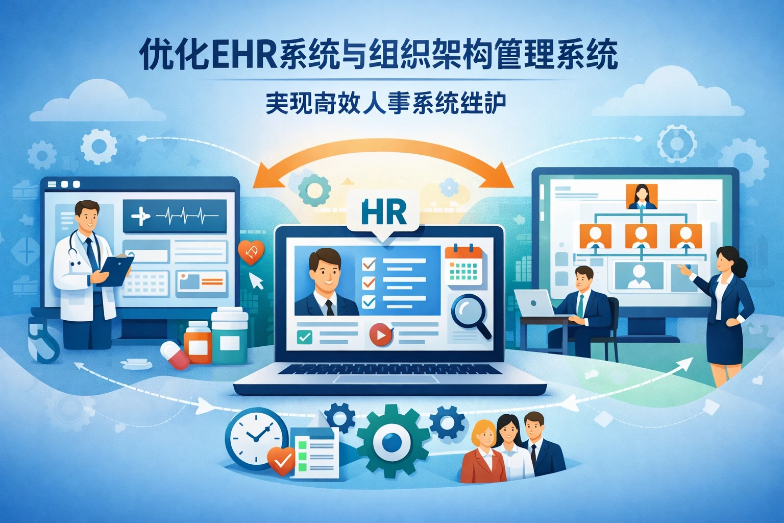 优化ehr系统与组织架构管理系统，实现高效人事系统维护