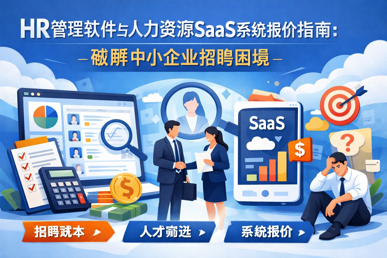 HR管理软件与人力资源SaaS系统报价指南：破解中小企业招聘困境