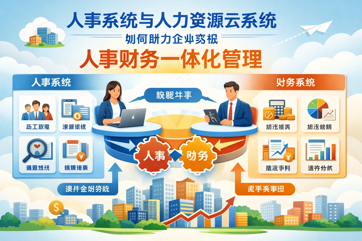 人事系统与人力资源云系统如何助力企业实现人事财务一体化管理