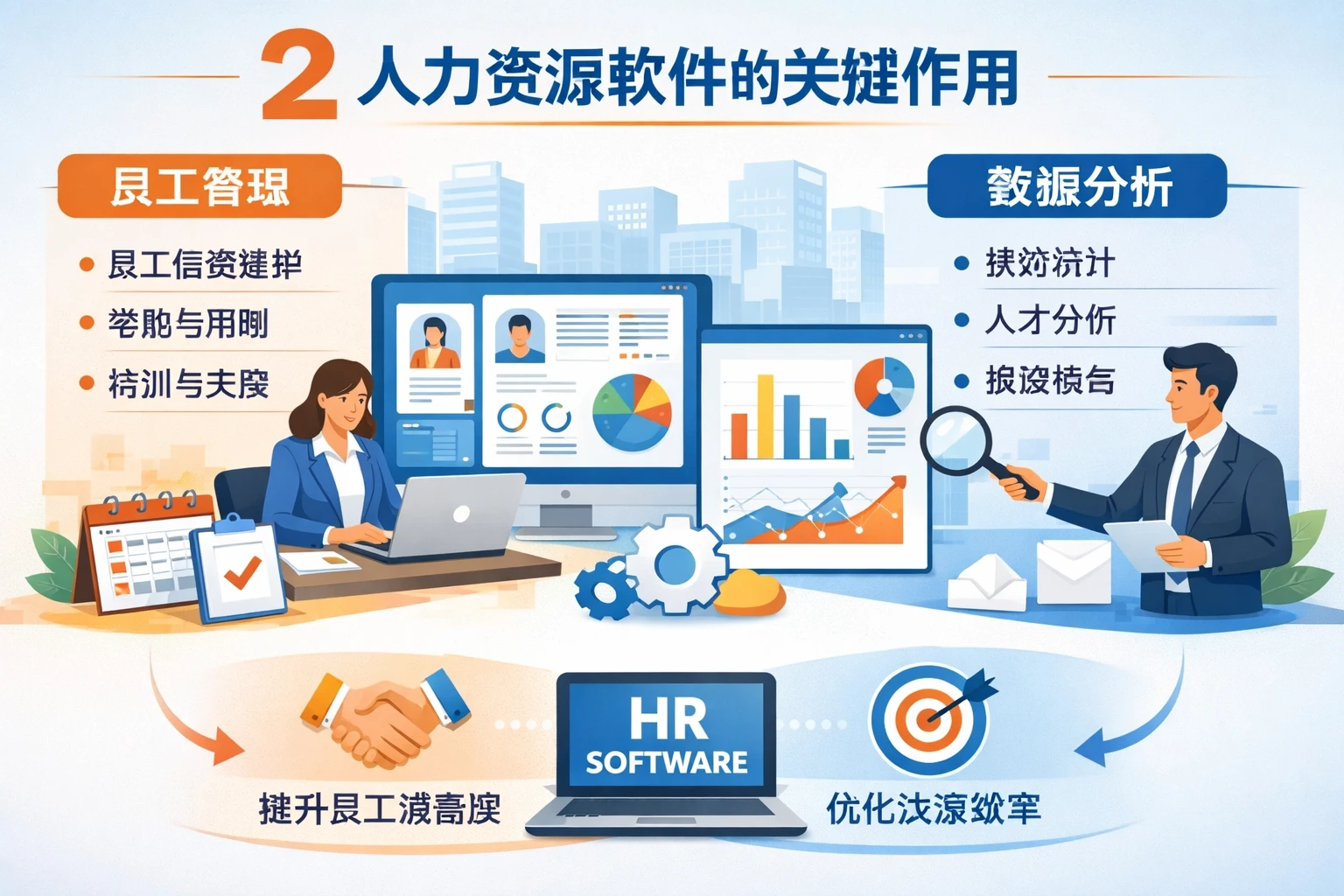2 人力资源软件的关键作用
