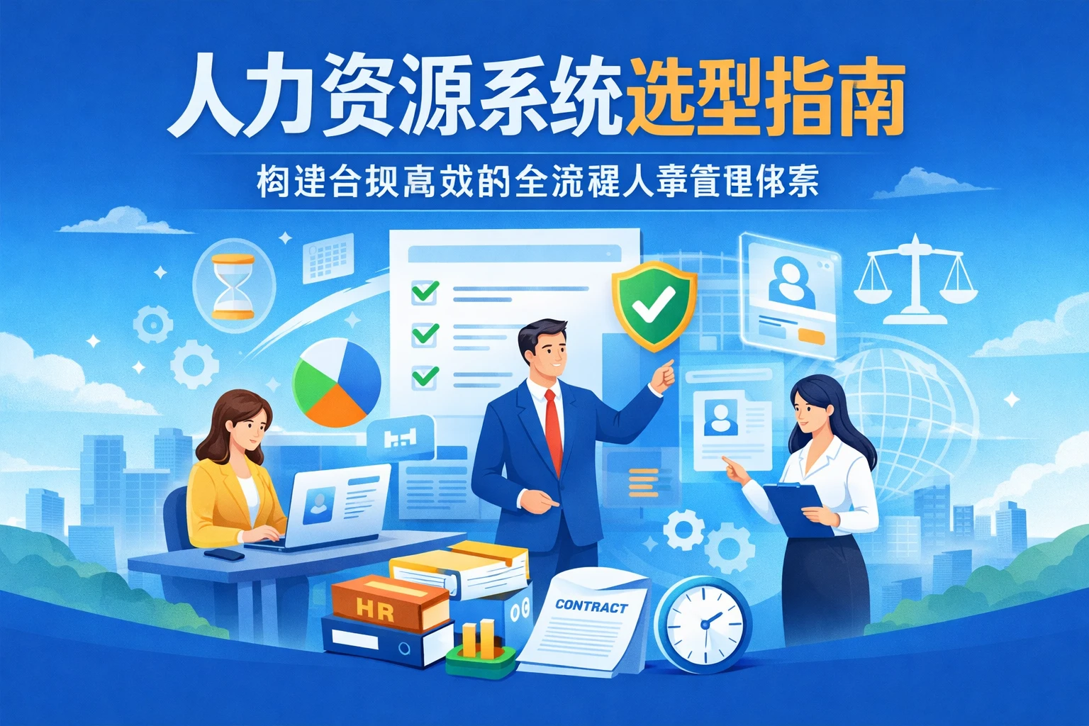 人力资源系统选型指南：构建合规高效的全流程人事管理体系