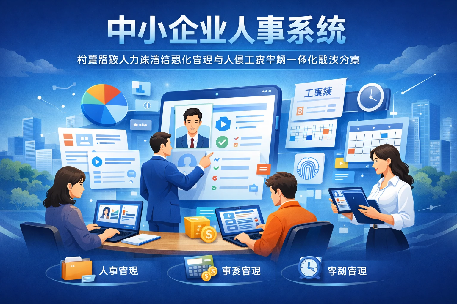 中小企业人事系统：构建高效人力资源信息化管理与人事工资考勤一体化解决方案