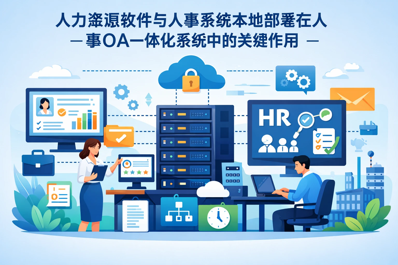 人力资源软件与人事系统本地部署在人事OA一体化系统中的关键作用
