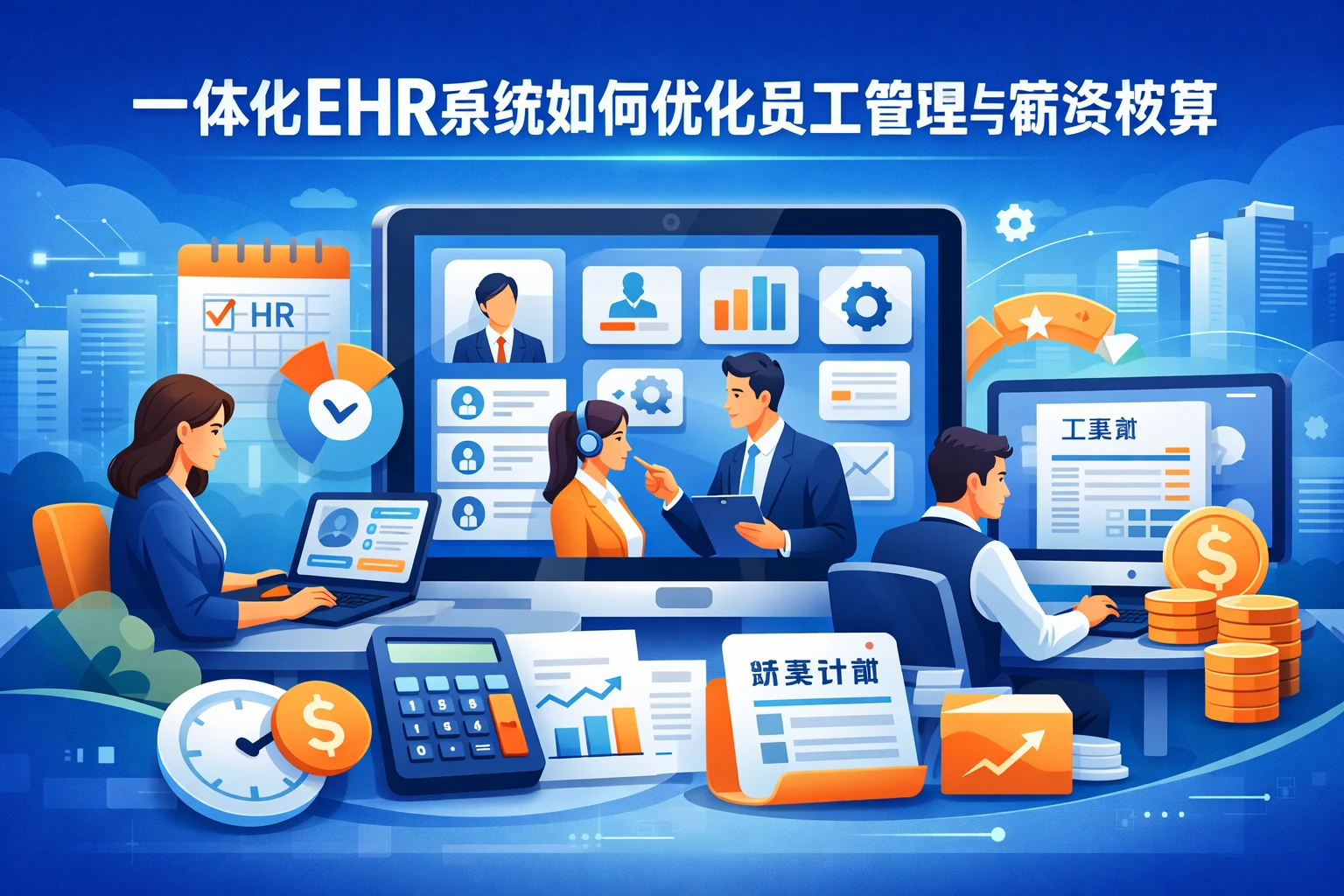 一体化EHR系统如何优化员工管理与薪资核算