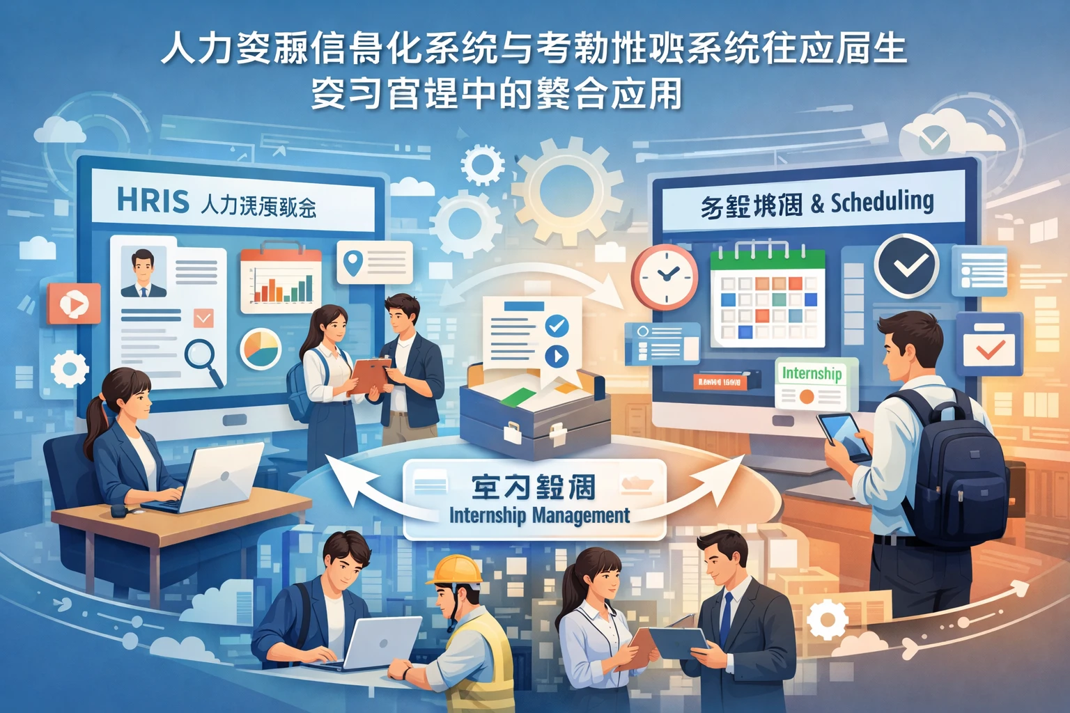 人力资源信息化系统与考勤排班系统在应届生实习管理中的整合应用