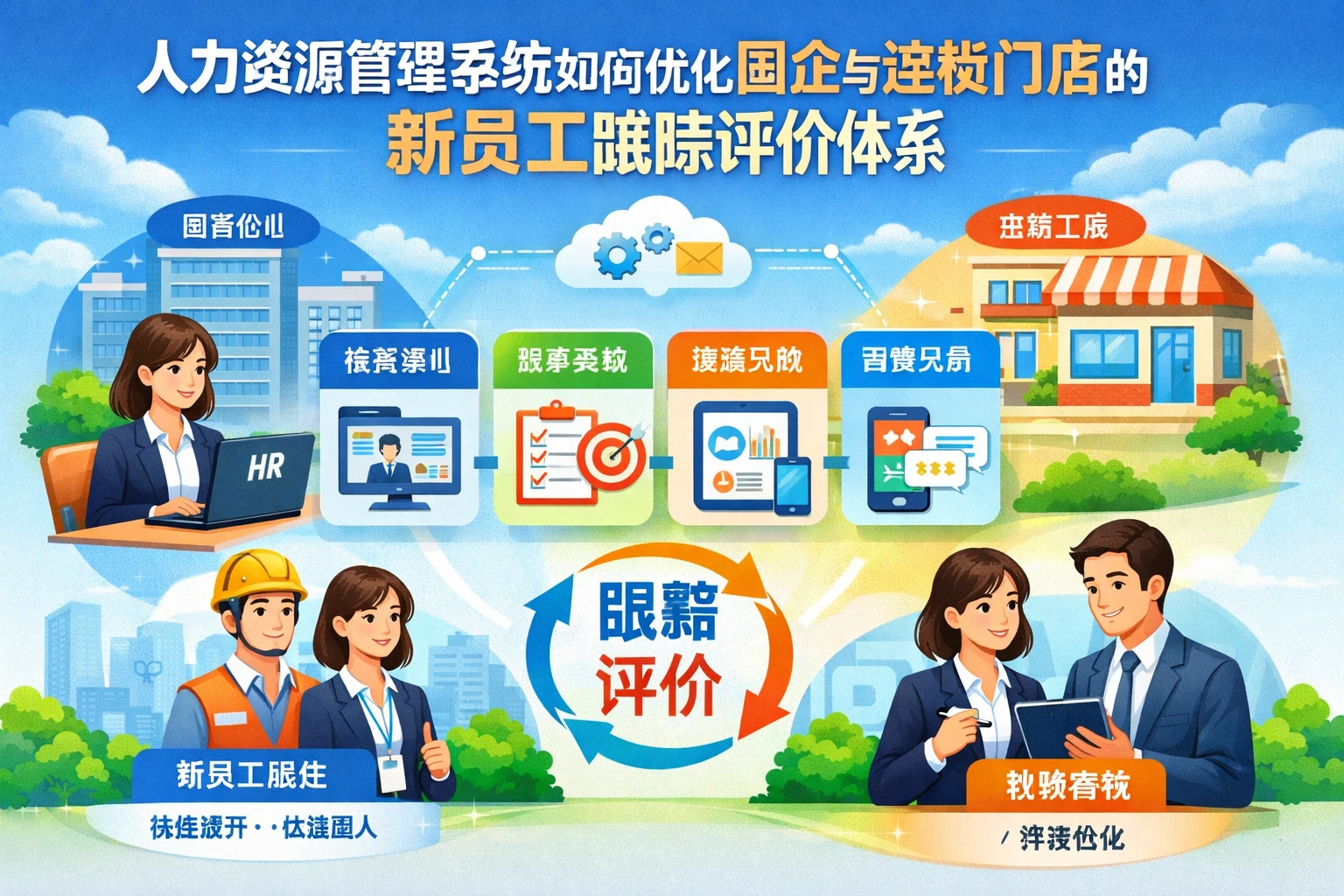 人力资源管理系统如何优化国企与连锁门店的新员工跟踪评价体系