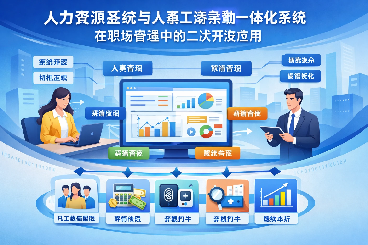 人力资源系统与人事工资考勤一体化系统在职场管理中的二次开发应用