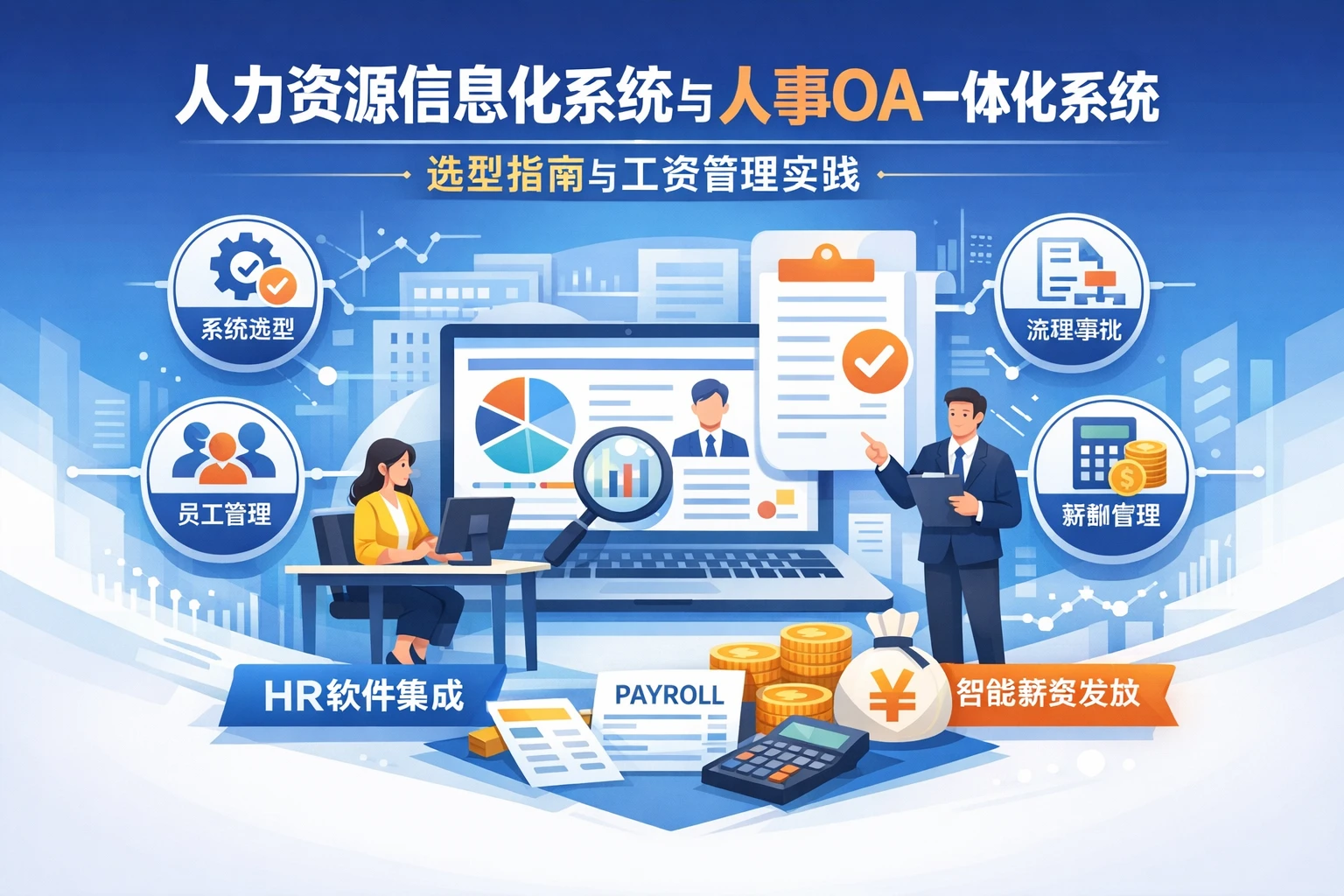 人力资源信息化系统与人事OA一体化系统：选型指南与工资管理实践