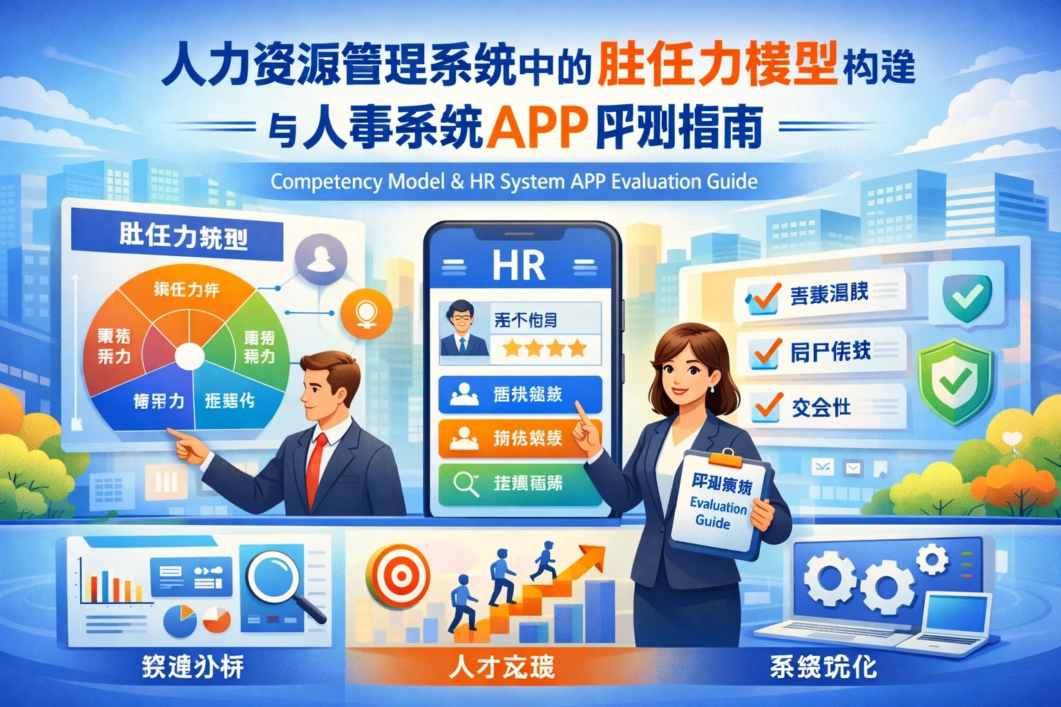 人力资源管理系统中的胜任力模型构建与人事系统APP评测指南