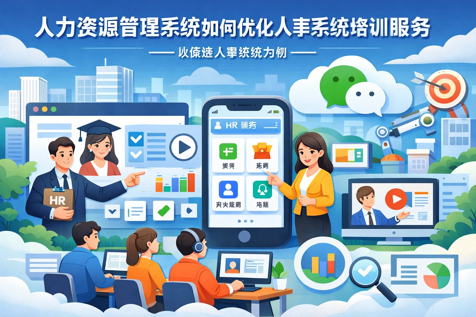 人力资源管理系统如何优化人事系统培训服务——以微信人事系统为例