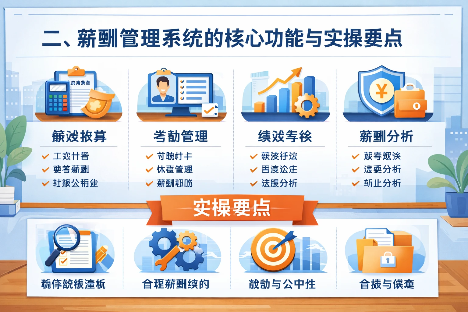 二、薪酬管理系统的核心功能与实操要点