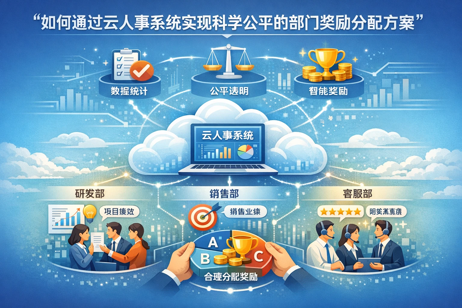 如何通过云人事系统实现科学公平的部门奖励分配方案