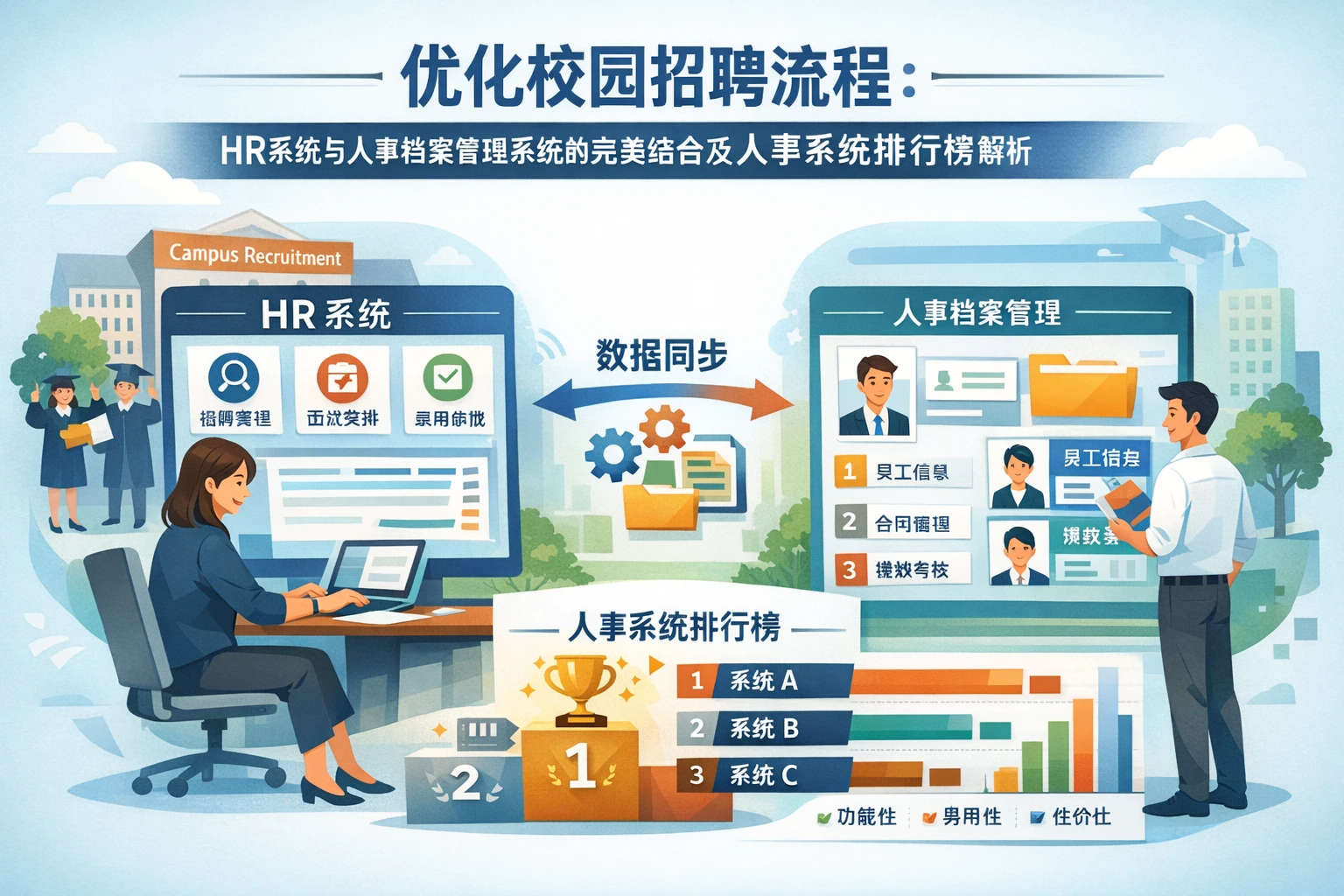 优化校园招聘流程：HR系统与人事档案管理系统的完美结合及人事系统排行榜解析