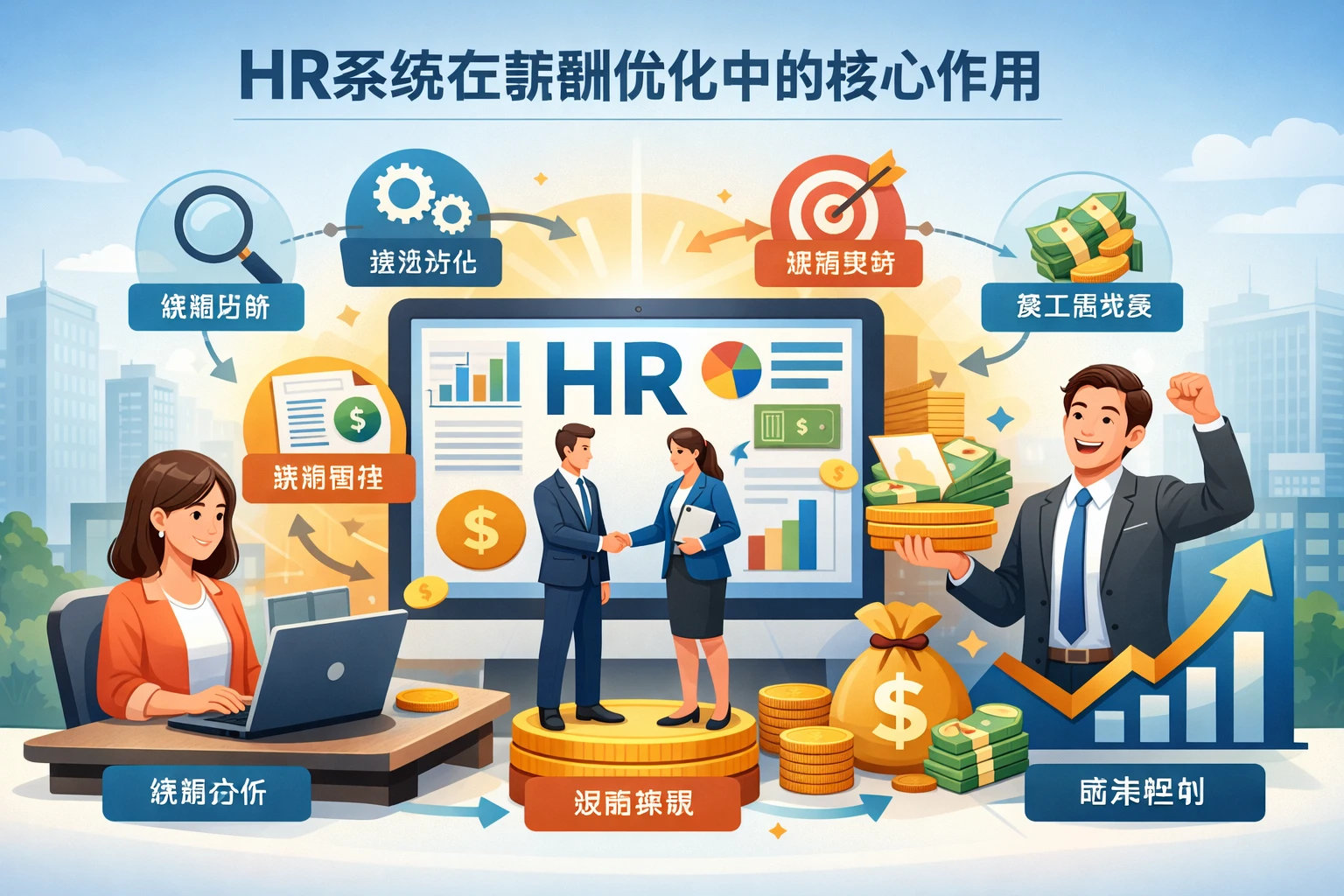 HR系统在薪酬优化中的核心作用