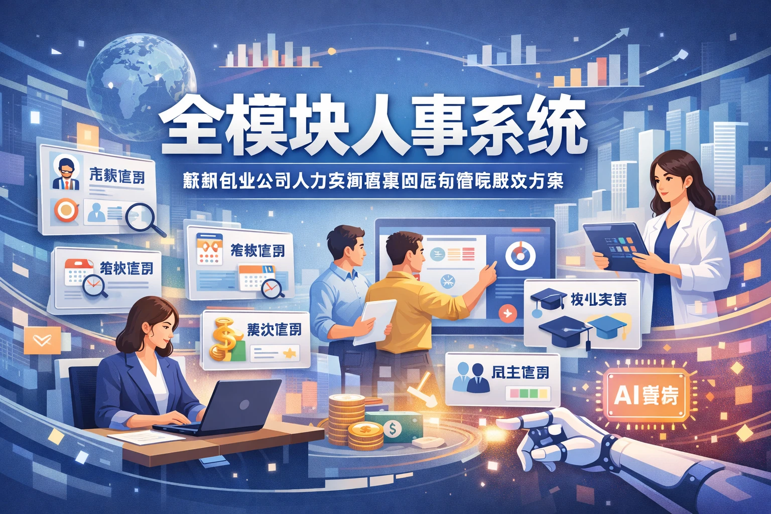 全模块人事系统：破解创业公司人力资源管理困局的智能解决方案