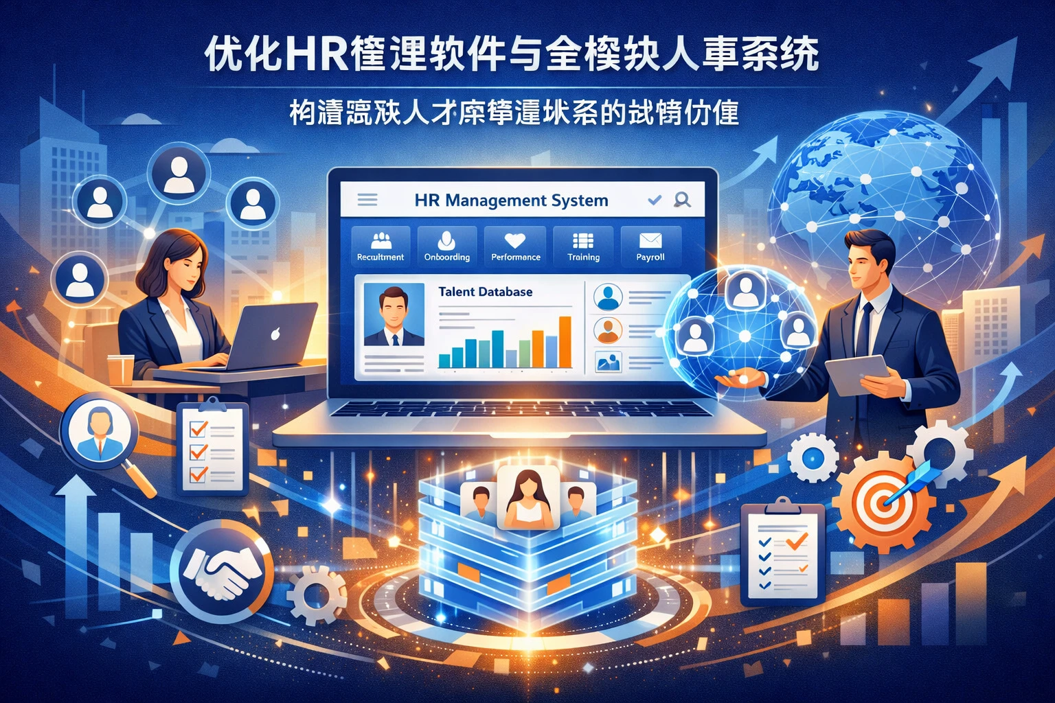 优化HR管理软件与全模块人事系统，构建高效人才库管理体系的战略价值