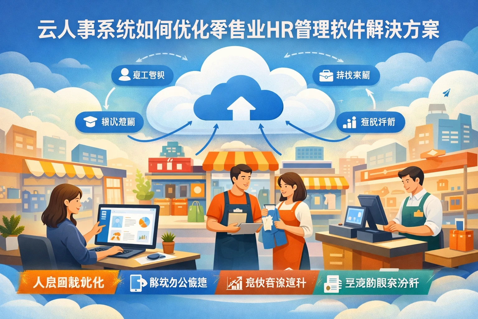 云人事系统如何优化零售业HR管理软件解决方案