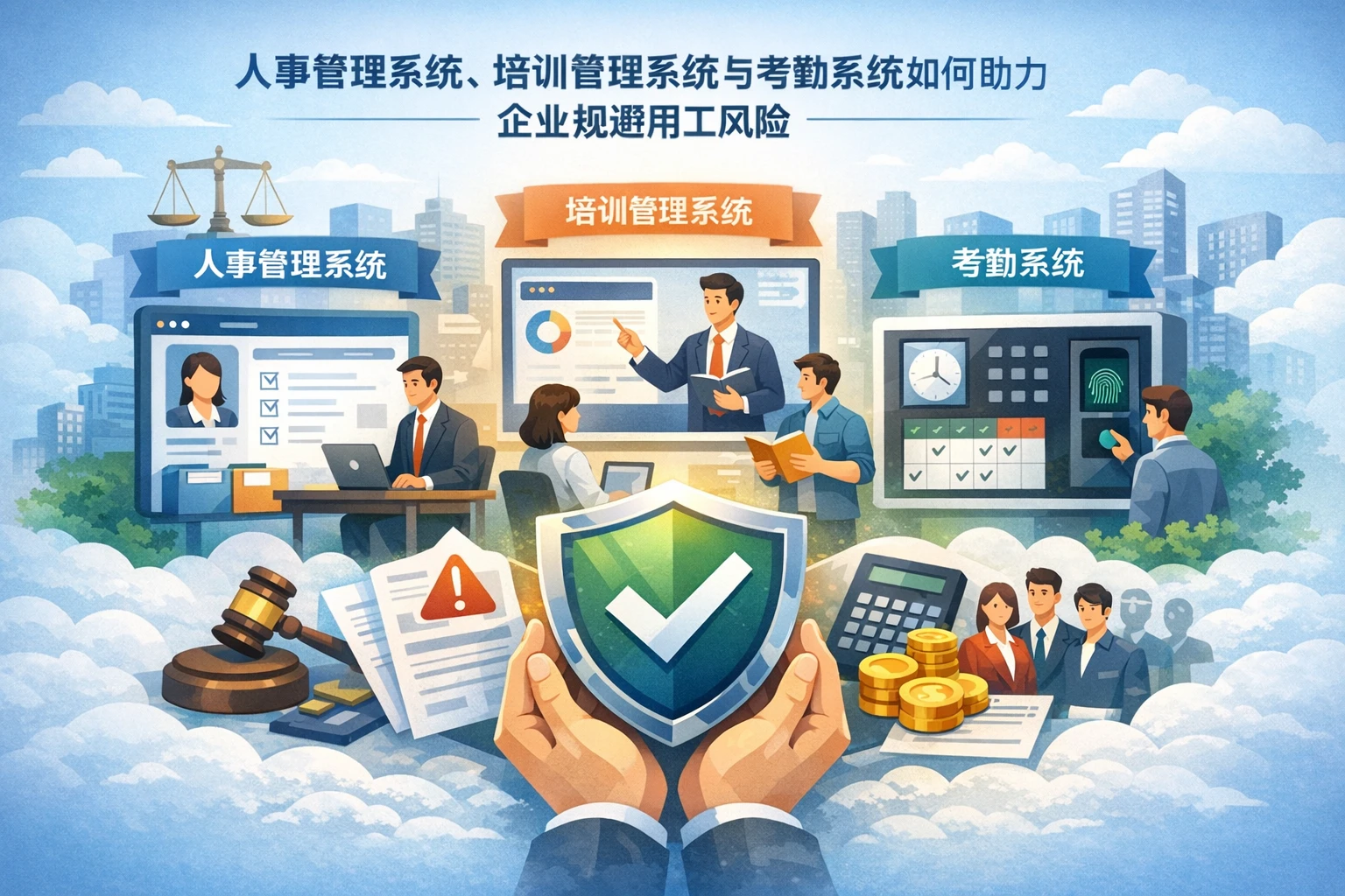 人事管理系统、培训管理系统与考勤系统如何助力企业规避用工风险