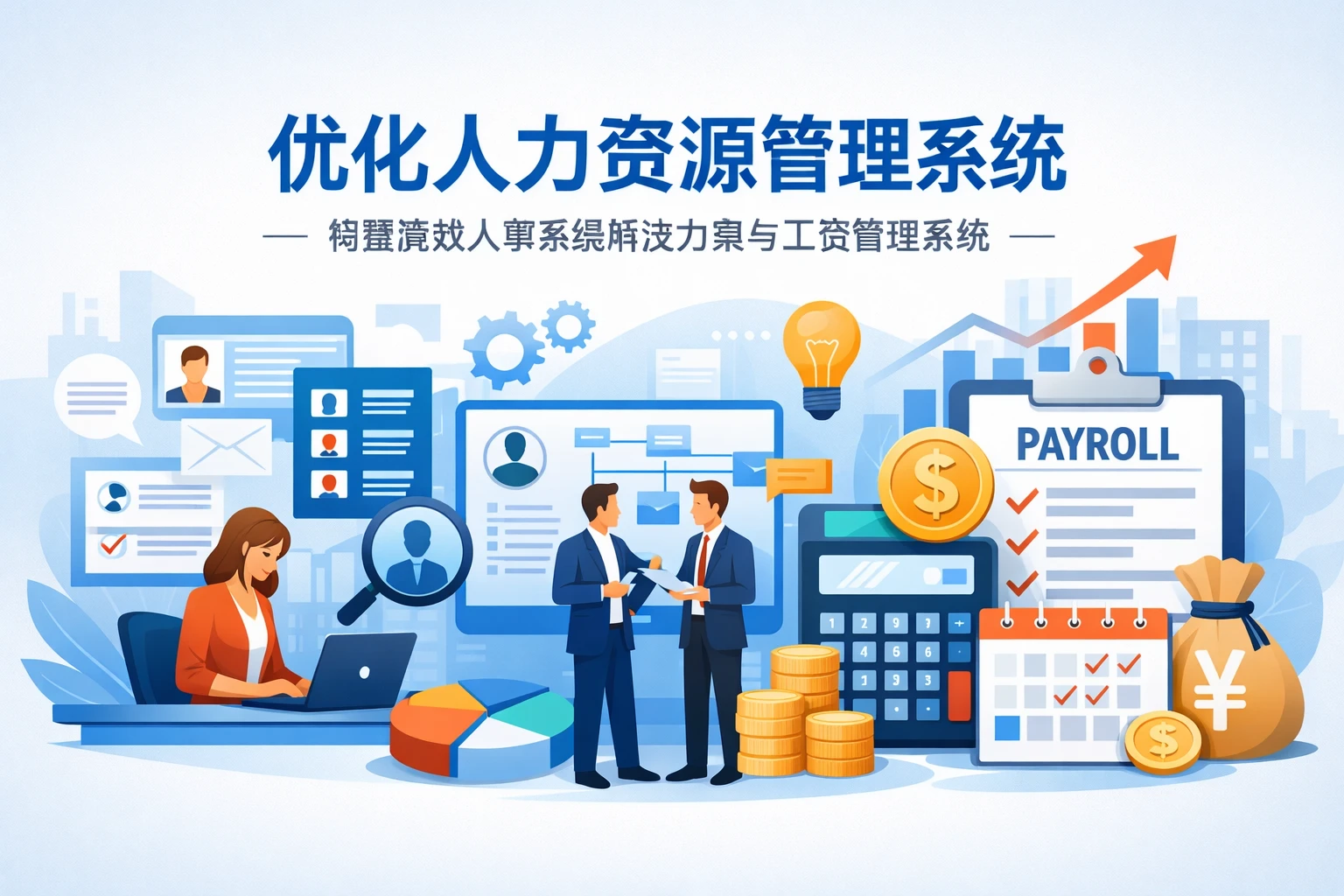 优化人力资源管理系统：构建高效人事系统解决方案与工资管理系统