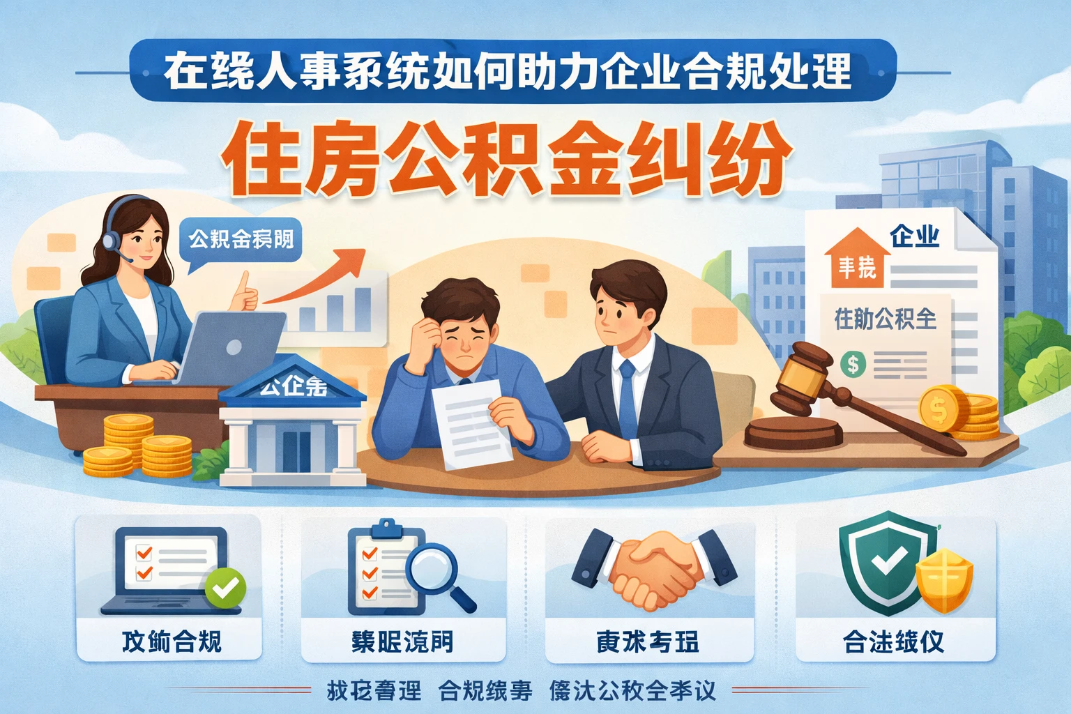 在线人事系统如何助力企业合规处理住房公积金纠纷