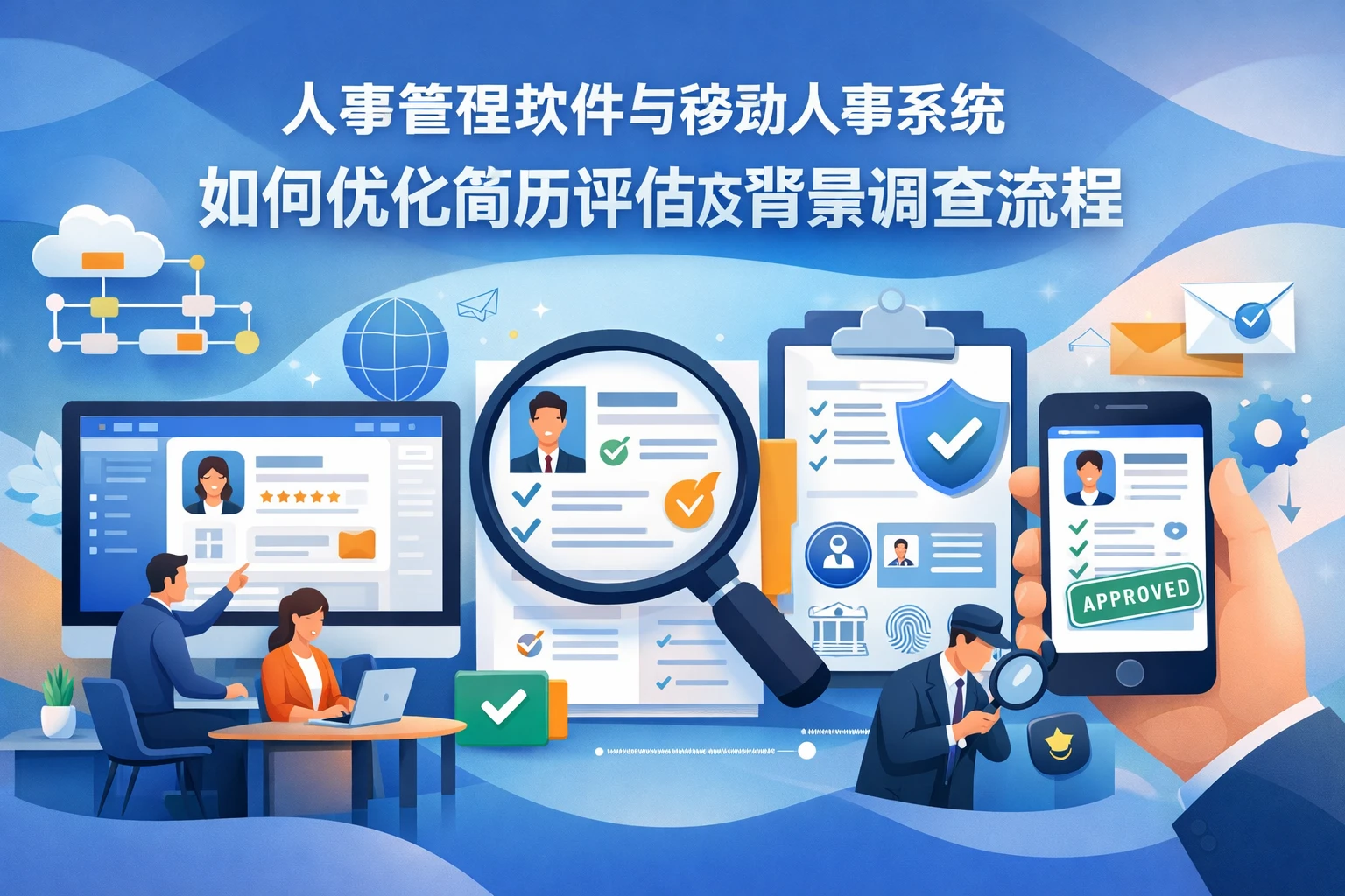 人事管理软件与移动人事系统如何优化简历评估及背景调查流程
