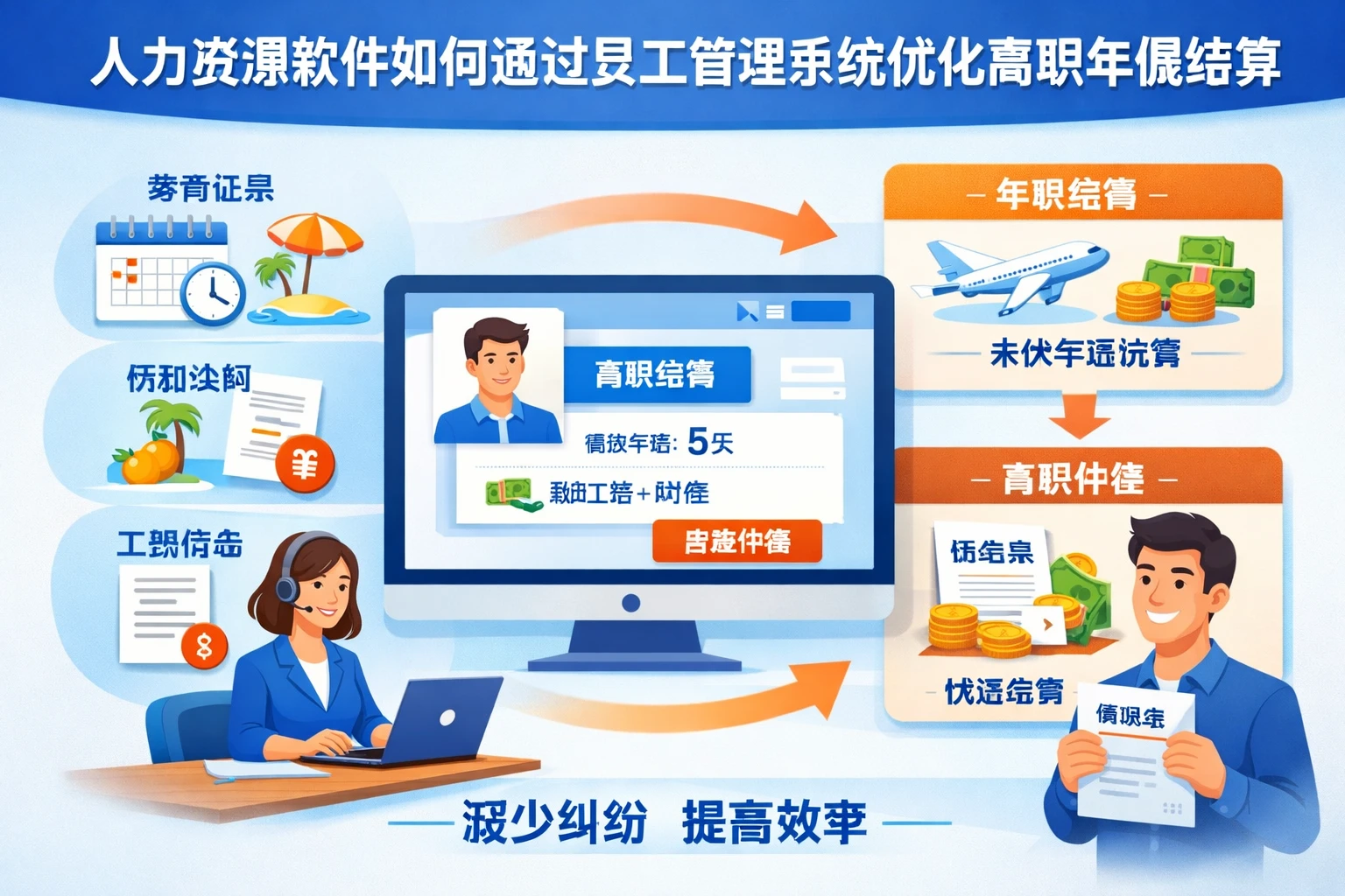 人力资源软件如何通过员工管理系统优化离职年假结算