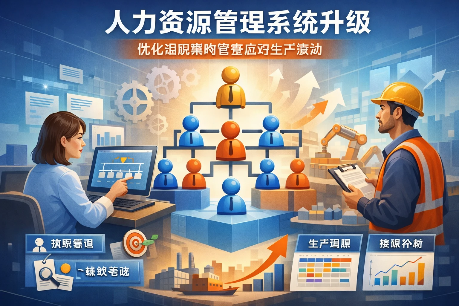 人力资源管理系统升级：优化组织架构管理应对生产波动