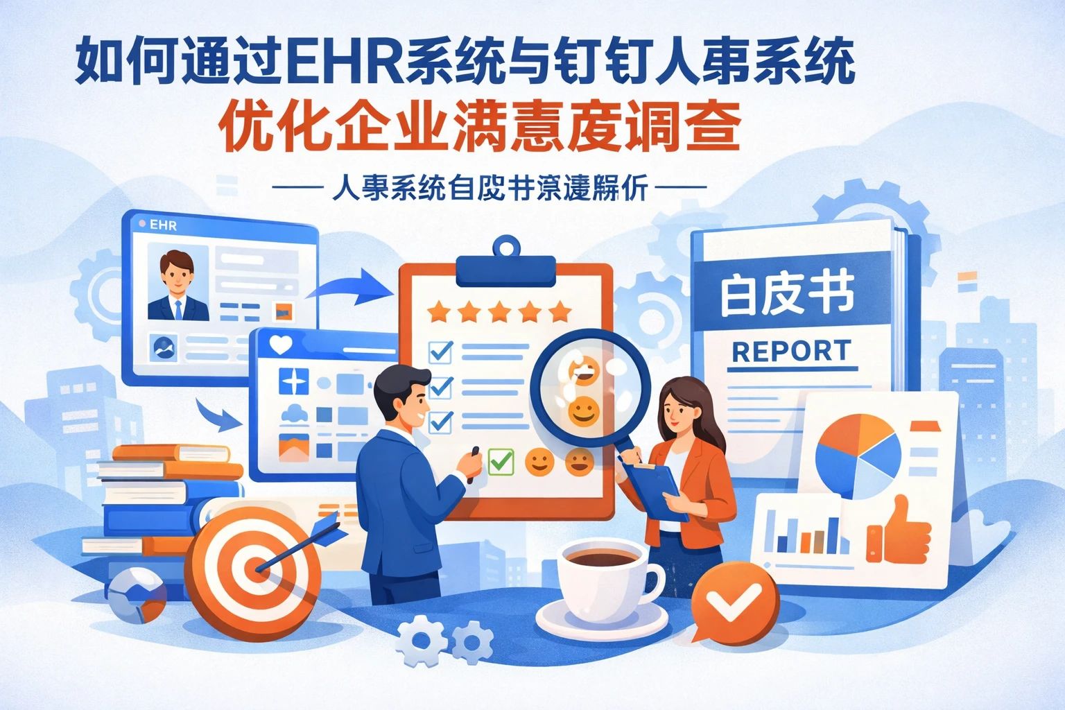 如何通过EHR系统与钉钉人事系统优化企业满意度调查——人事系统白皮书深度解析