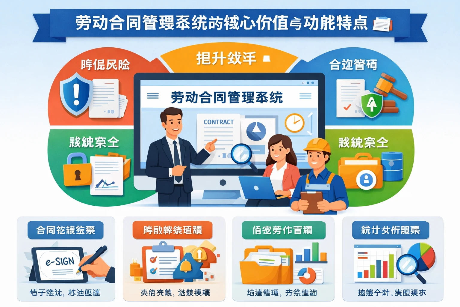 劳动合同管理系统的核心价值与功能特点