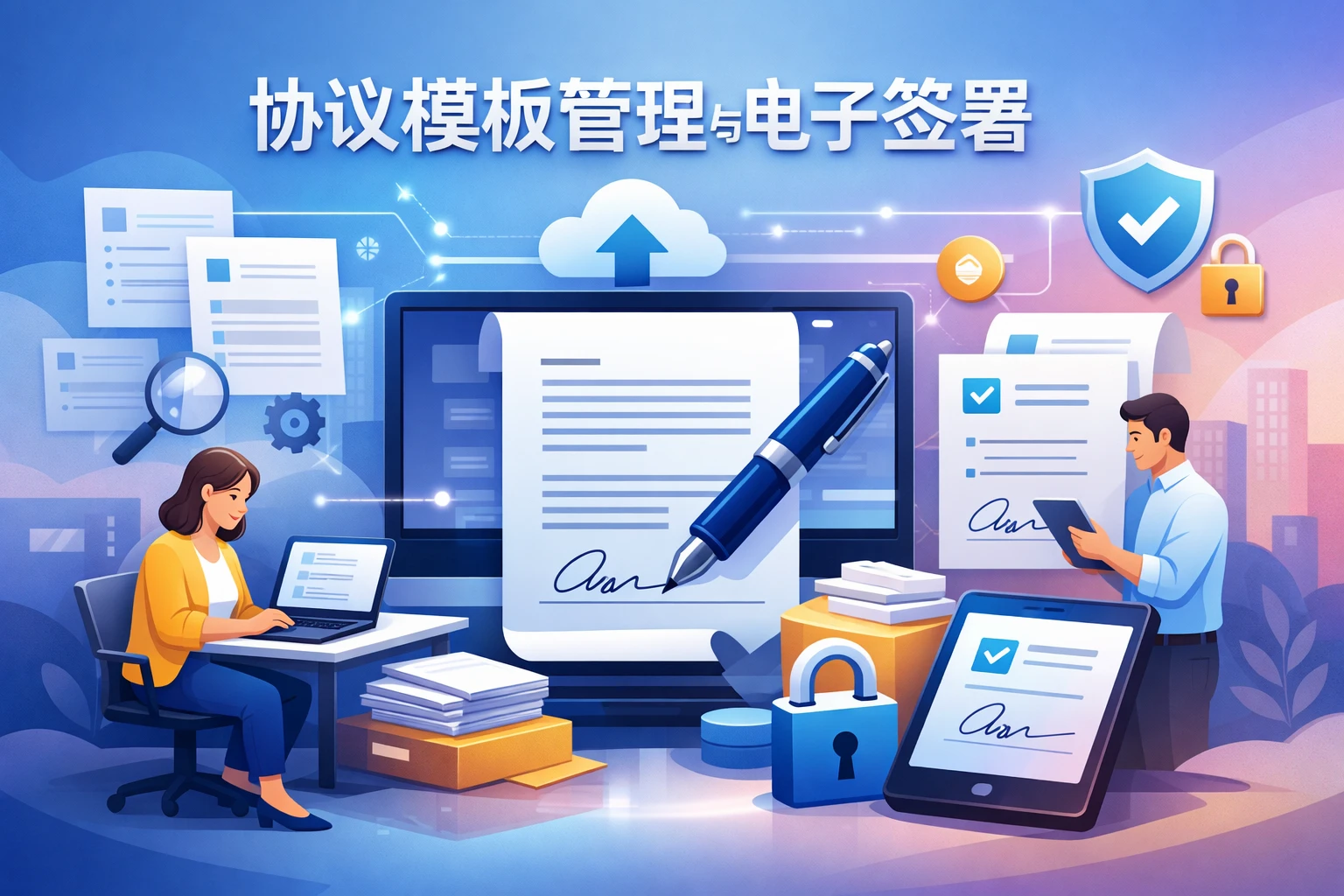 协议模板管理与电子签署