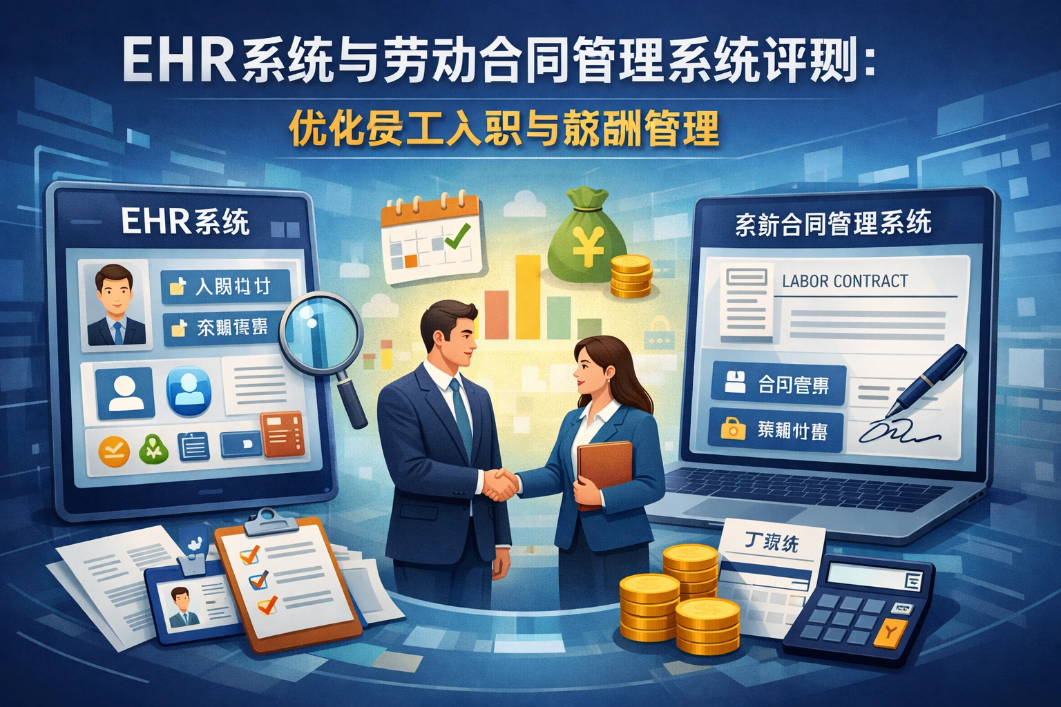 EHR系统与劳动合同管理系统评测：优化员工入职与薪酬管理