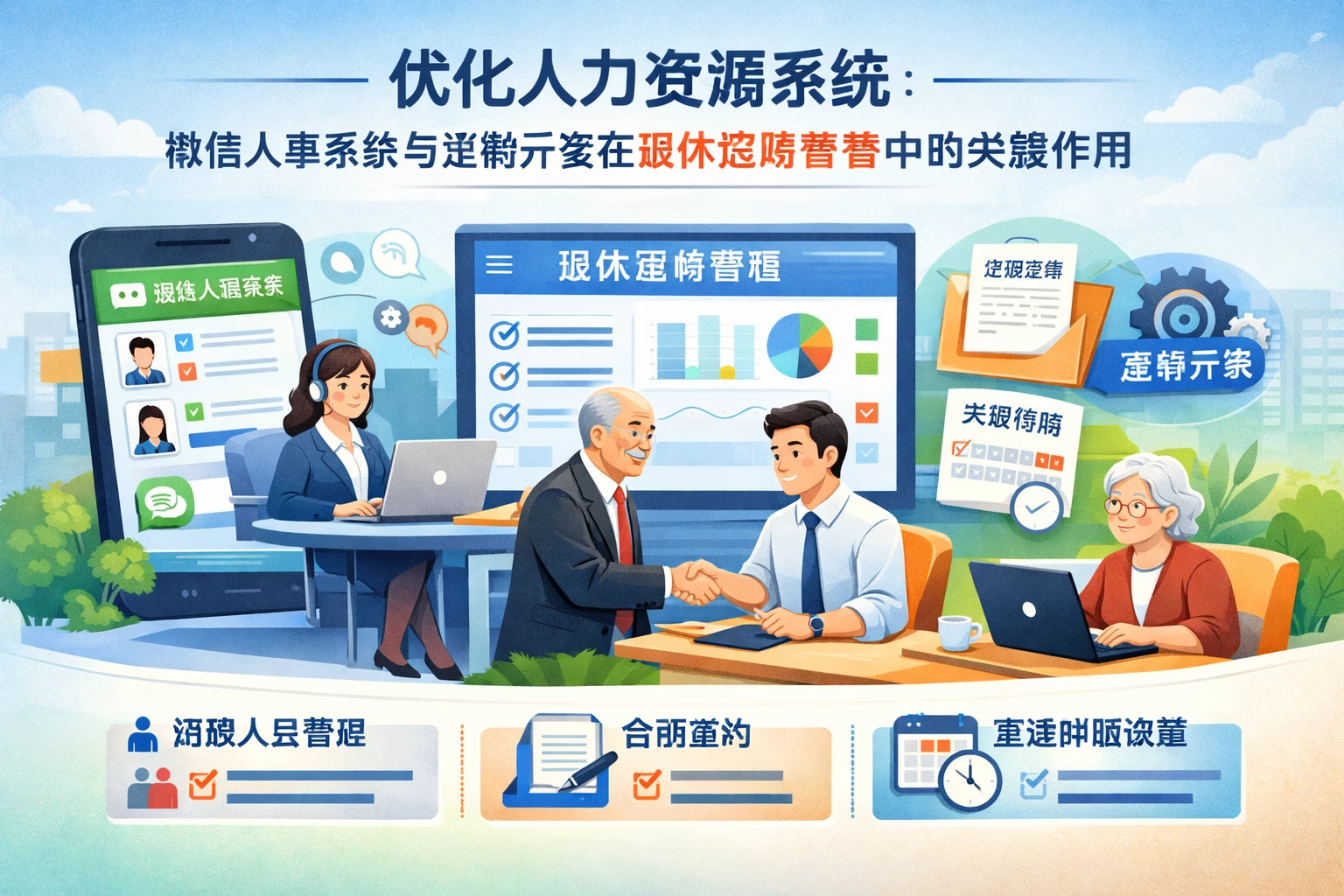 优化人力资源系统：微信人事系统与定制开发在退休返聘管理中的关键作用