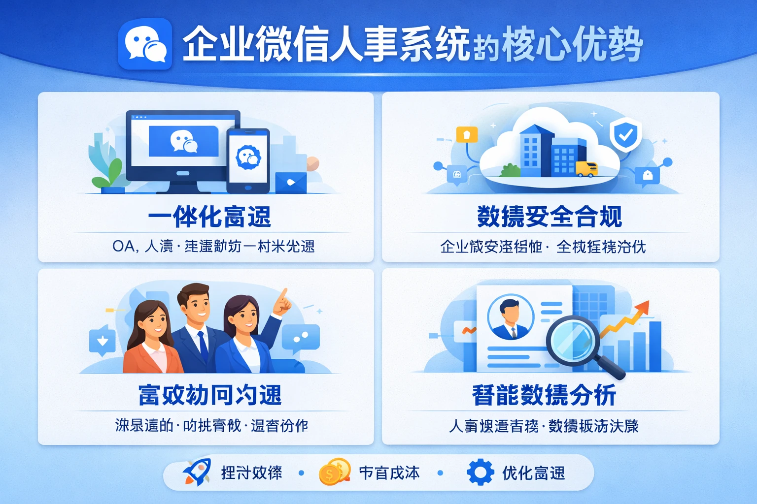 企业微信人事系统的核心优势