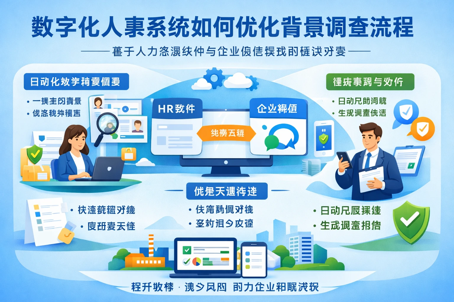 数字化人事系统如何优化背景调查流程——基于人力资源软件与企业微信集成的解决方案