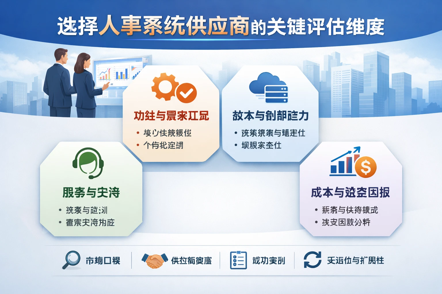 选择人事系统供应商的关键评估维度