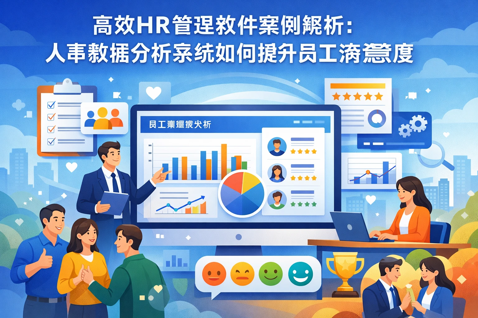 高效HR管理软件案例解析：人事数据分析系统如何提升员工满意度