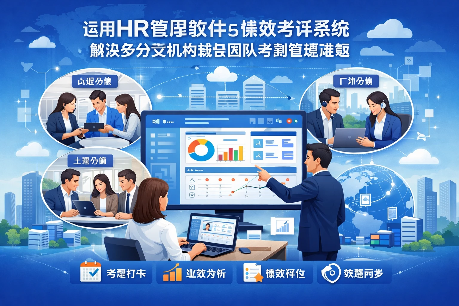 运用HR管理软件与绩效考评系统解决多分支机构销售团队考勤管理难题