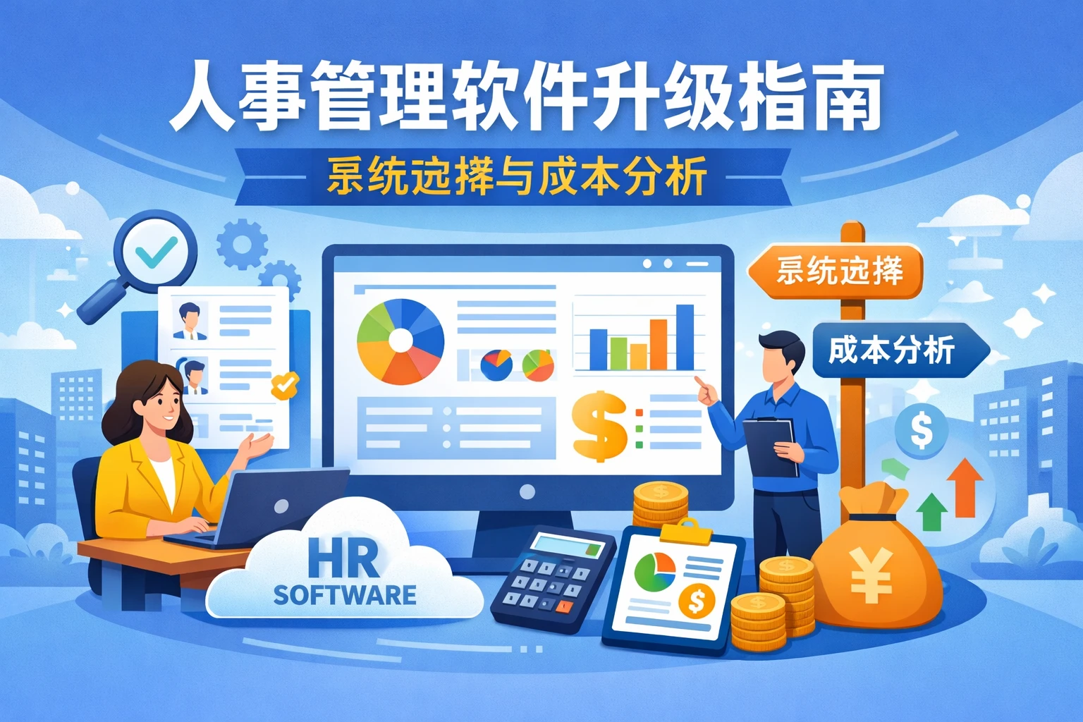 人事管理软件升级指南：系统选择与成本分析