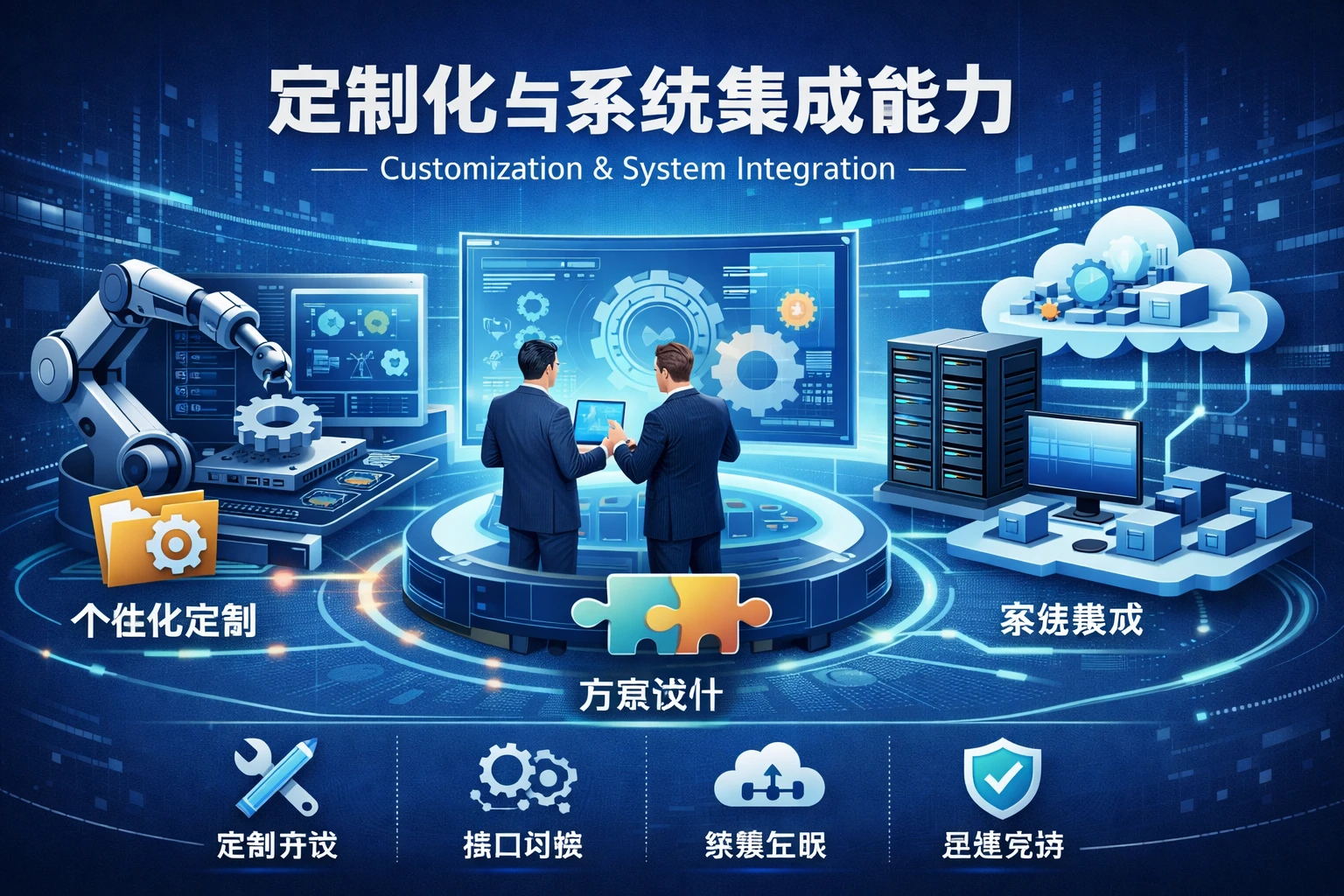定制化与系统集成能力