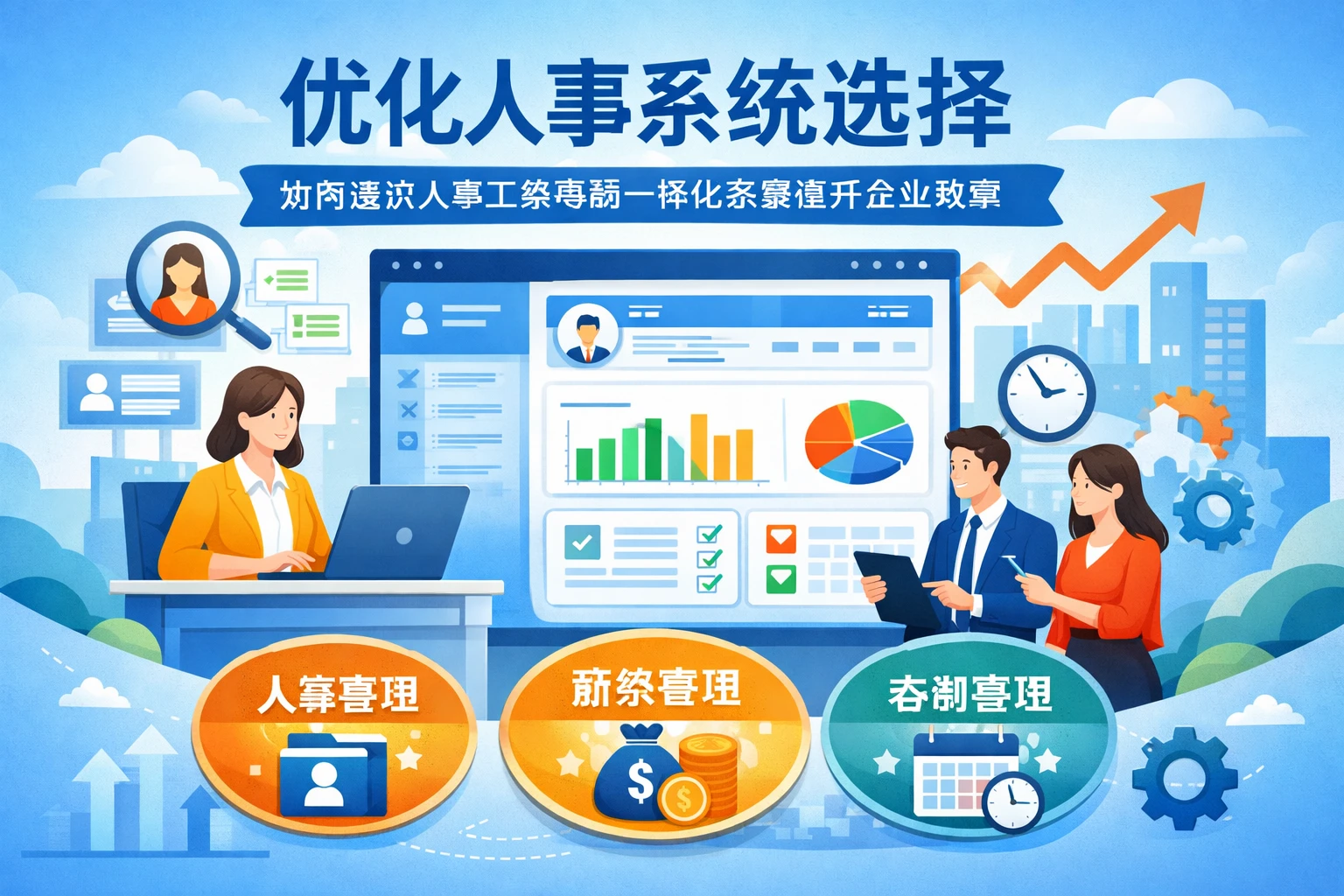 优化人事系统选择：如何通过人事工资考勤一体化系统提升企业效率
