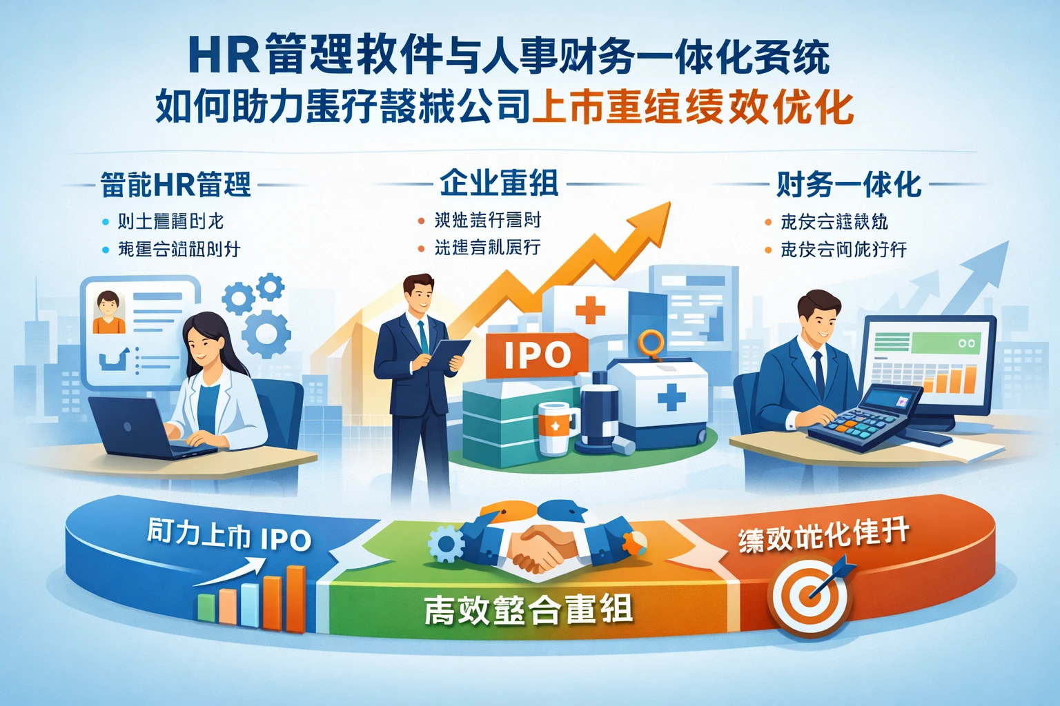 HR管理软件与人事财务一体化系统如何助力医疗器械公司上市重组绩效优化