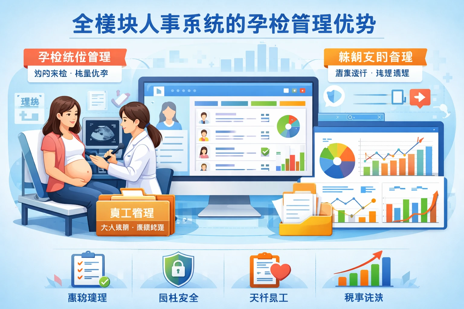 全模块人事系统的孕检管理优势