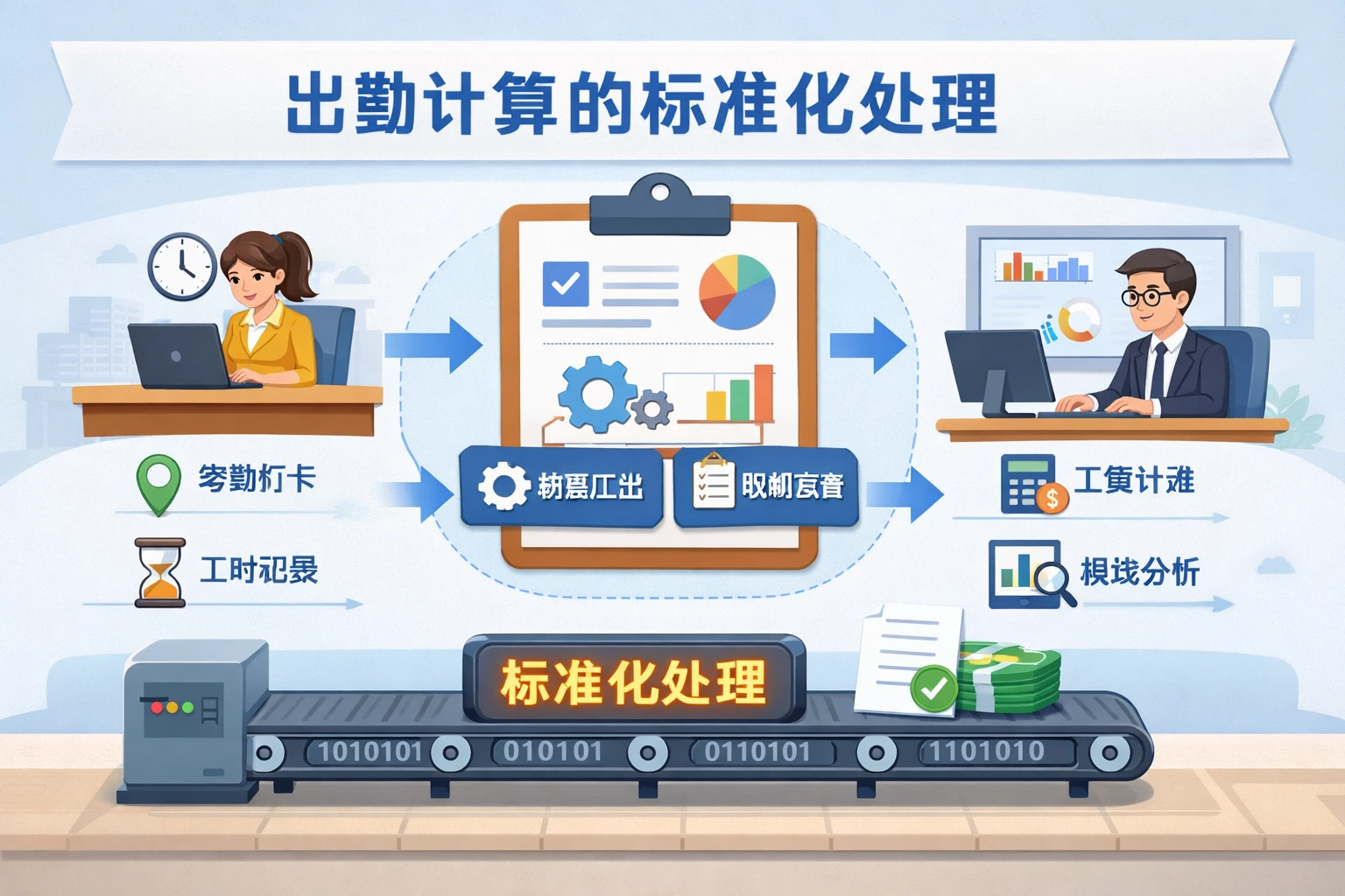 出勤计算的标准化处理