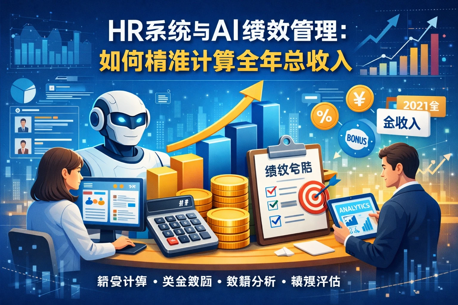 HR系统与AI绩效管理：如何精准计算全年总收入