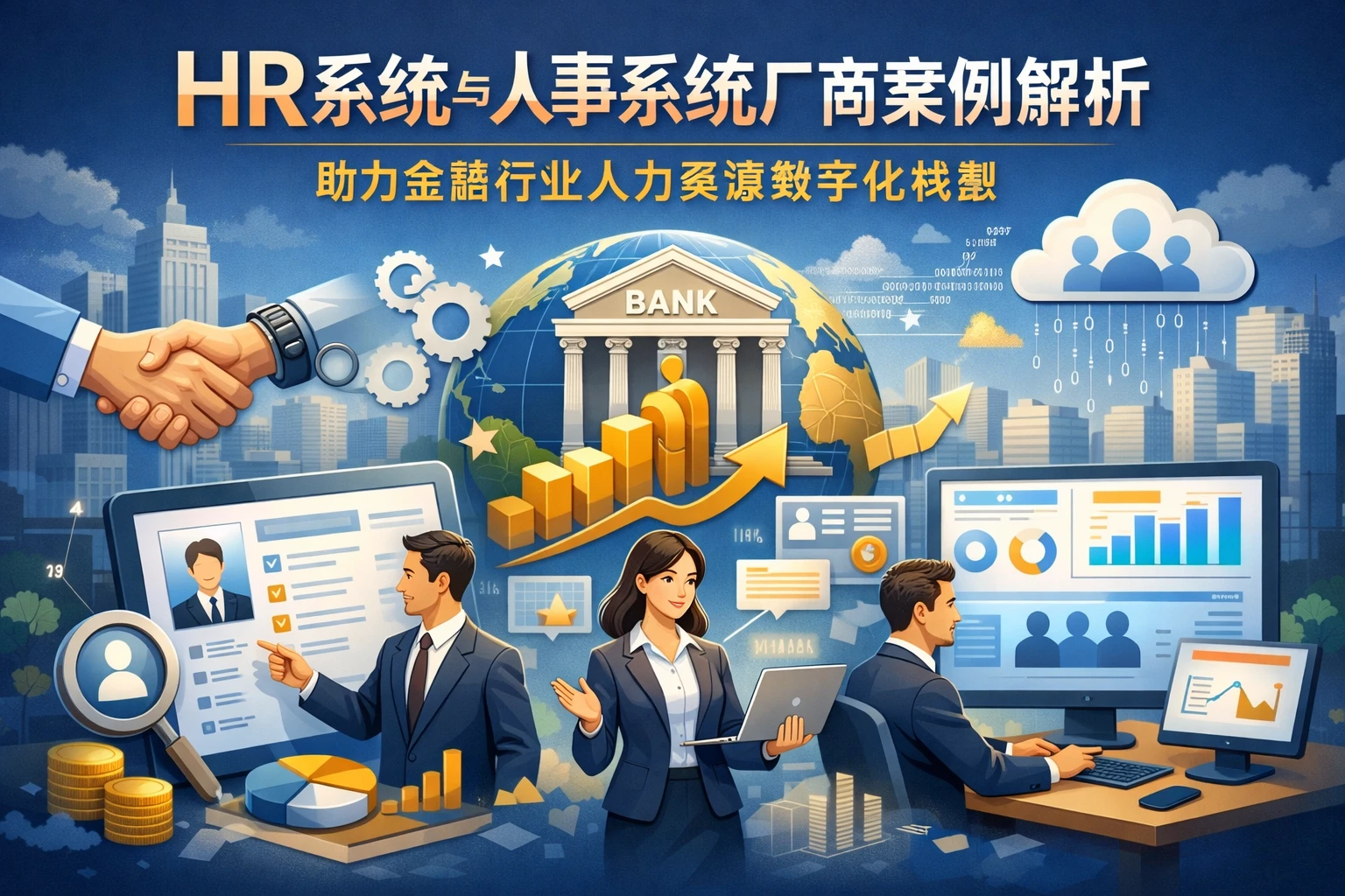 HR系统与人事系统厂商案例解析：助力金融行业人力资源数字化转型