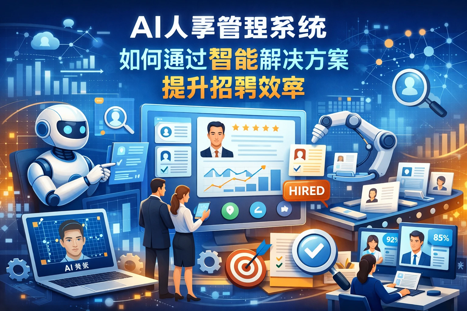 AI人事管理系统如何通过智能解决方案提升招聘效率