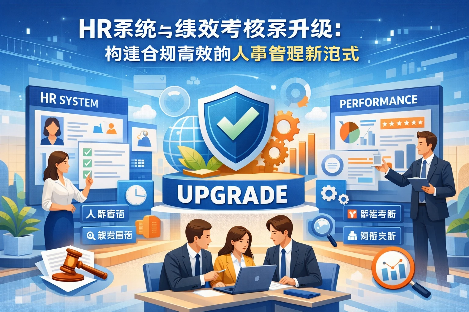 HR系统与绩效考核系统升级：构建合规高效的人事管理新范式