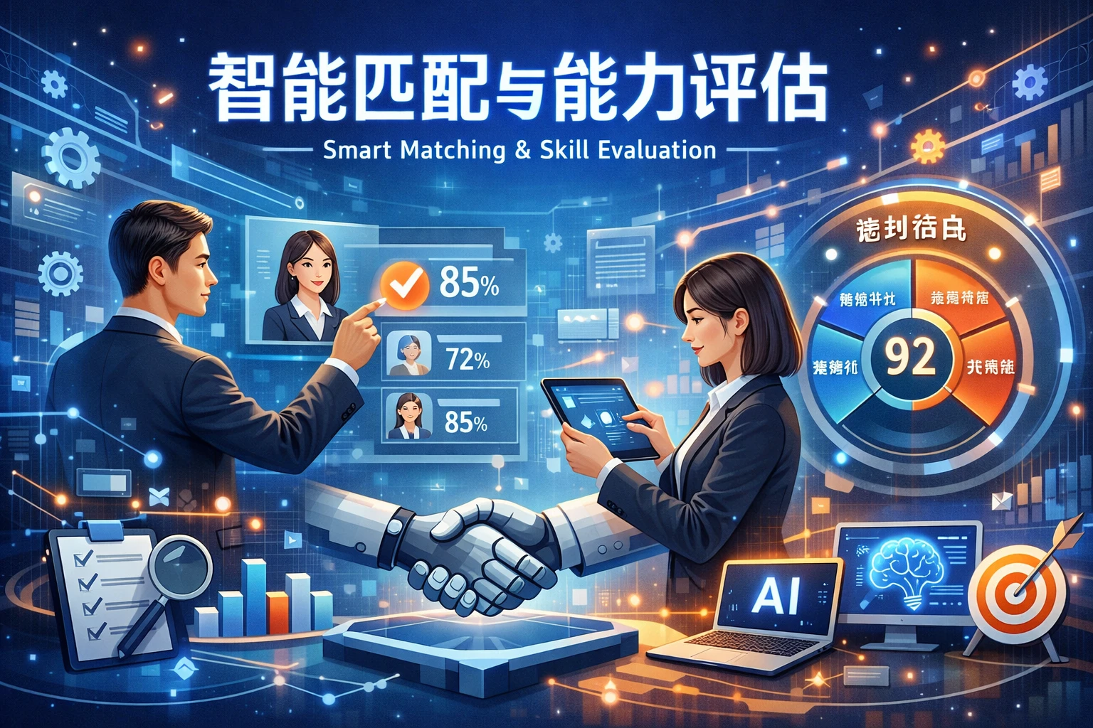 智能匹配与能力评估