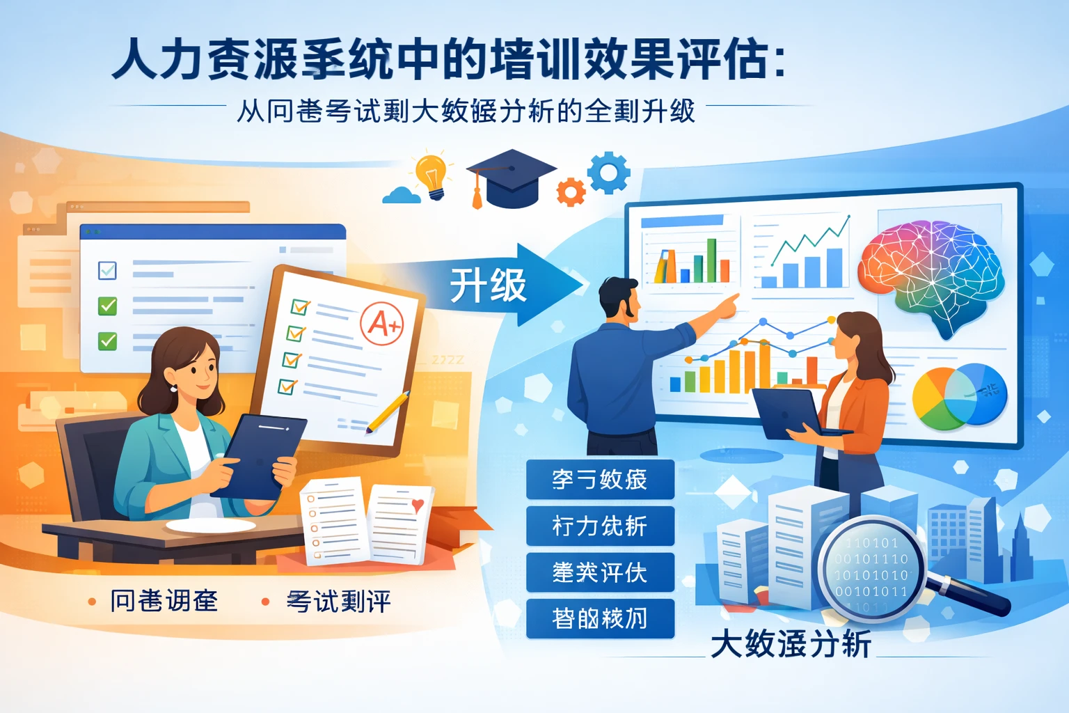 人力资源系统中的培训效果评估：从问卷考试到大数据分析的全面升级
